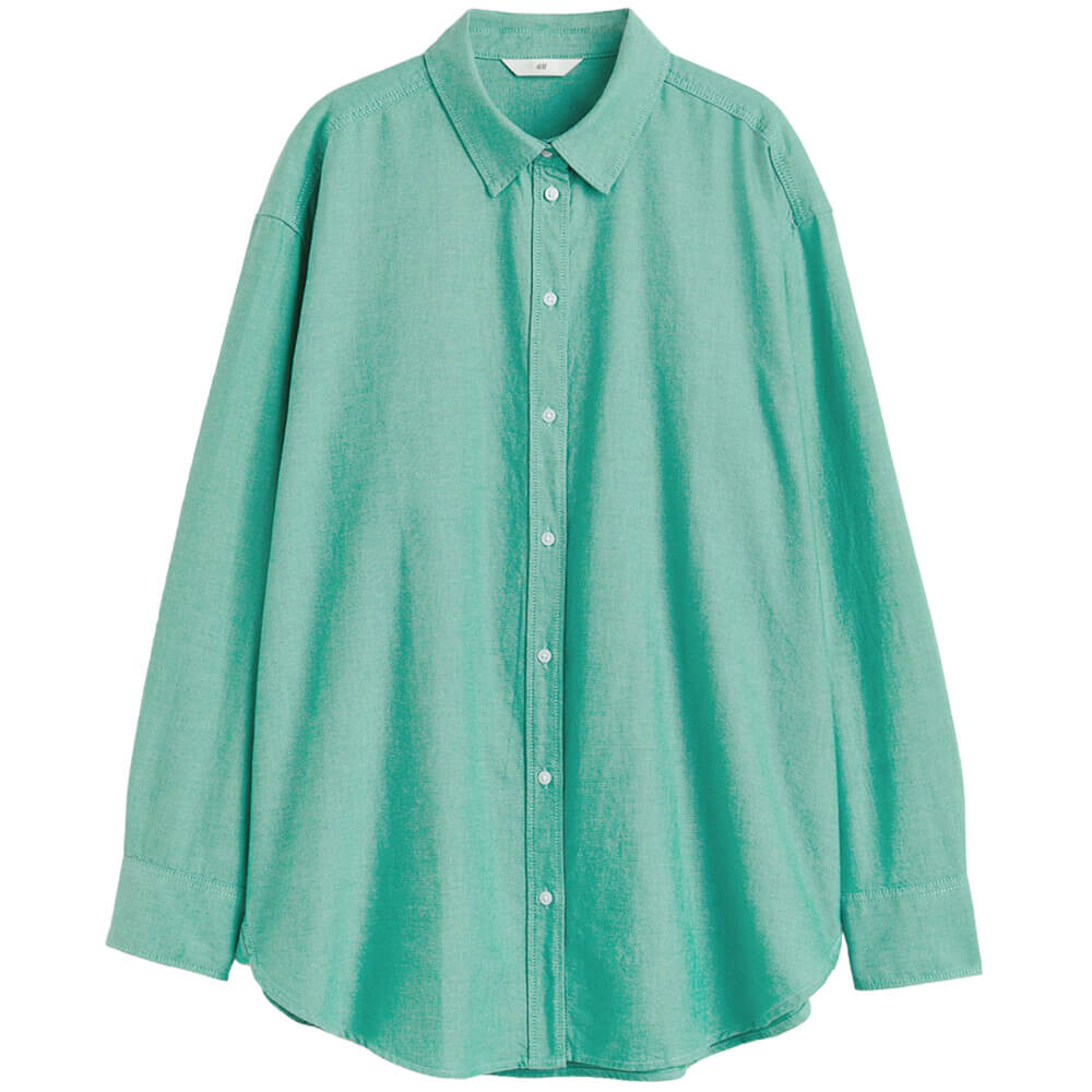 

H&M Рубашка Oxford, мятно-зеленый