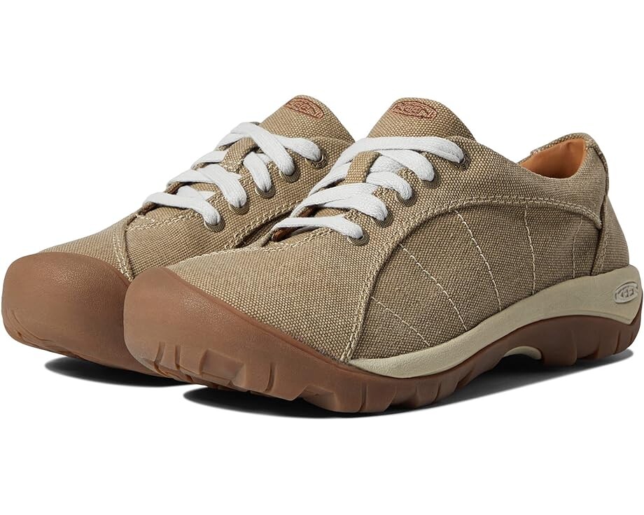 

Кроссовки KEEN Presidio Canvas, цвет Timberwolf/Silver Birch