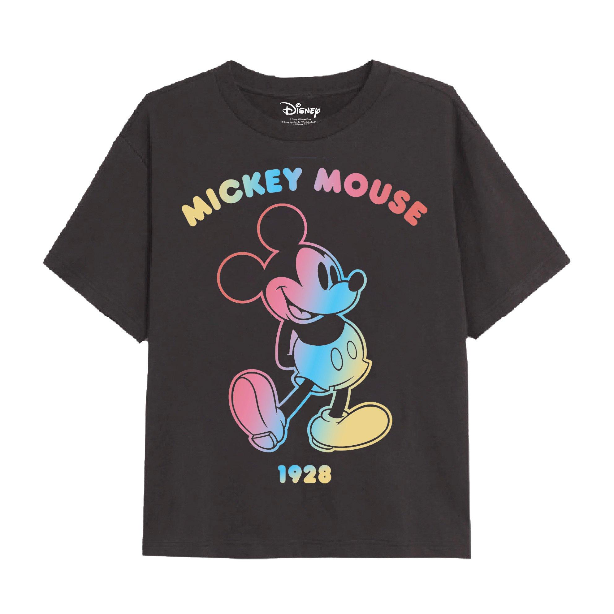 Футболка с градиентным контуром Микки Мауса Disney, серый футболка с градиентным контуром микки мауса disney серый
