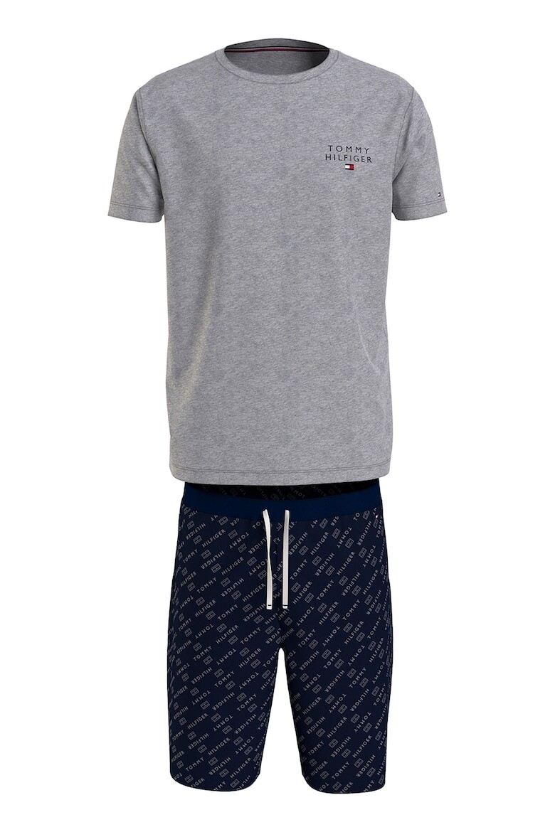 

Короткая пижама из натурального хлопка Tommy Hilfiger, серый
