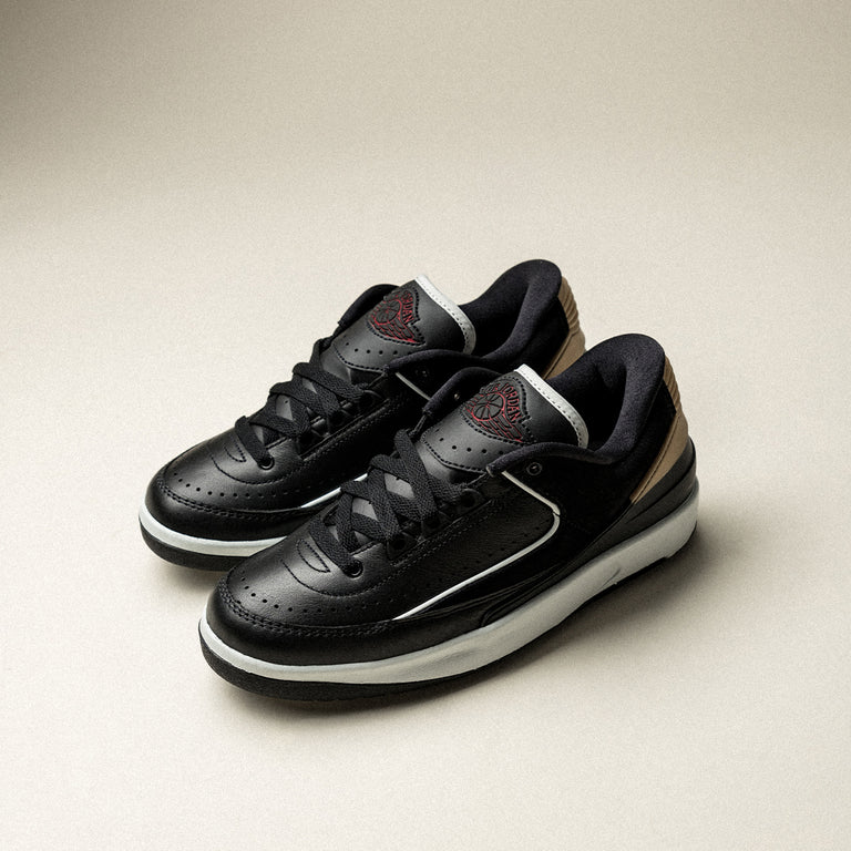 Кроссовки Nike Wmns Air 2 Retro Low Air Jordan, черный спортивные брюки nike air jordan woven черный красный
