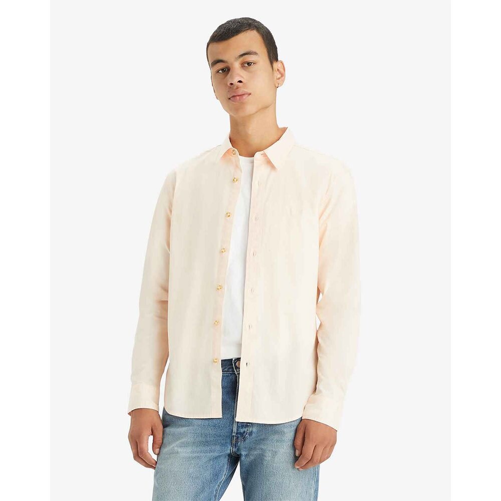 

Рубашка с длинным рукавом Levi's Battery Slim, бежевый