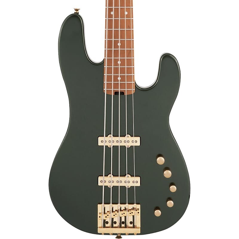 Басс гитара Charvel Pro Mod San Dimas JJ V Electric Bass, 5-String, Lambo Green