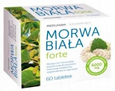 

Forte, Сахарный диабет из шелковицы белой, 60 капсул. Apteo