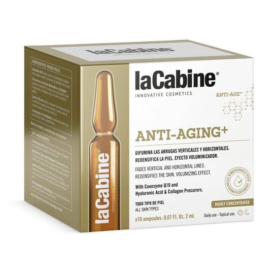 

Ампулы для лица, уменьшающие видимость морщин, 10х2мл La Cabine, Anti-Aging+