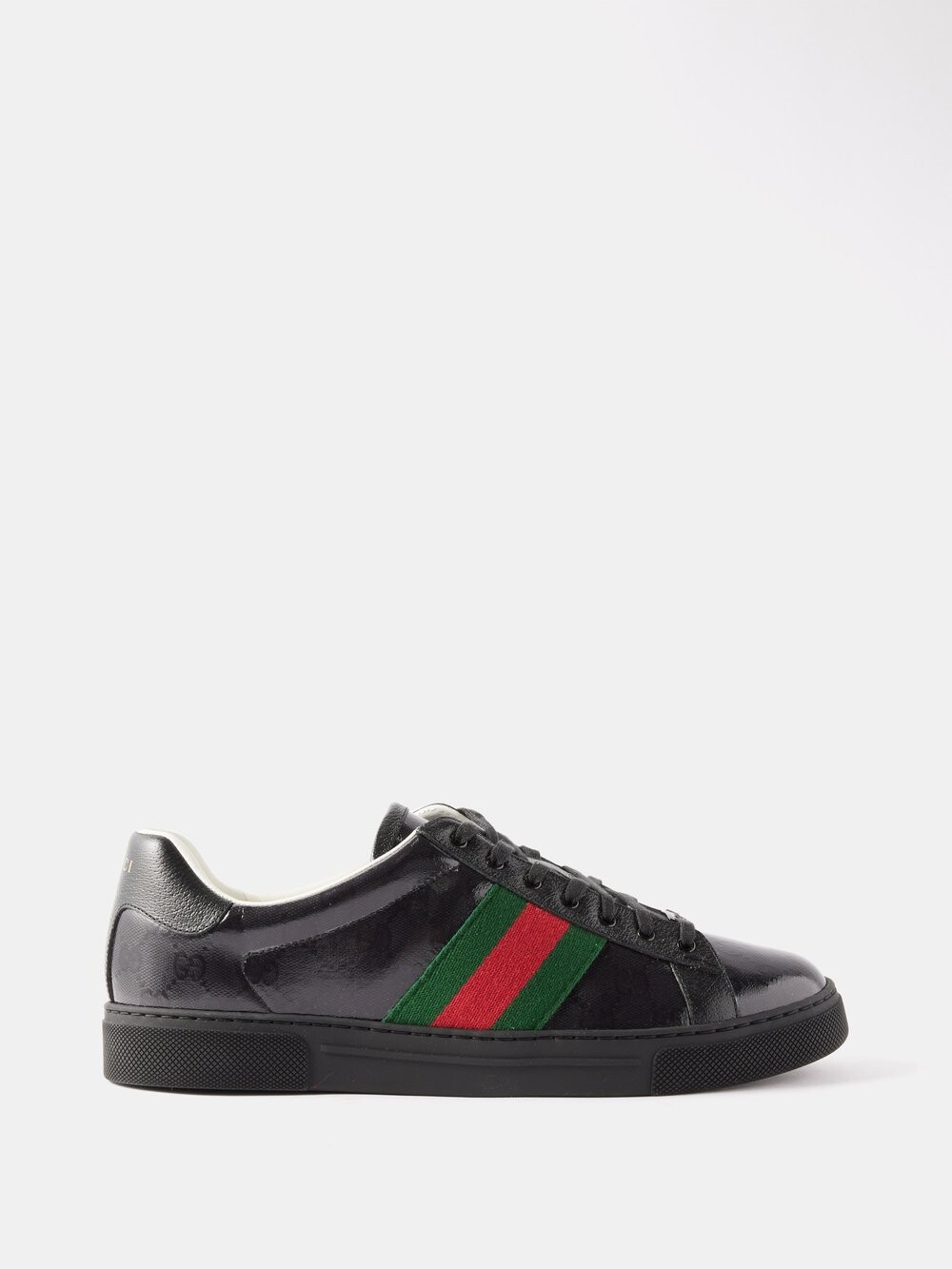 

Кроссовки ace из парусины с покрытием gg Gucci, черный
