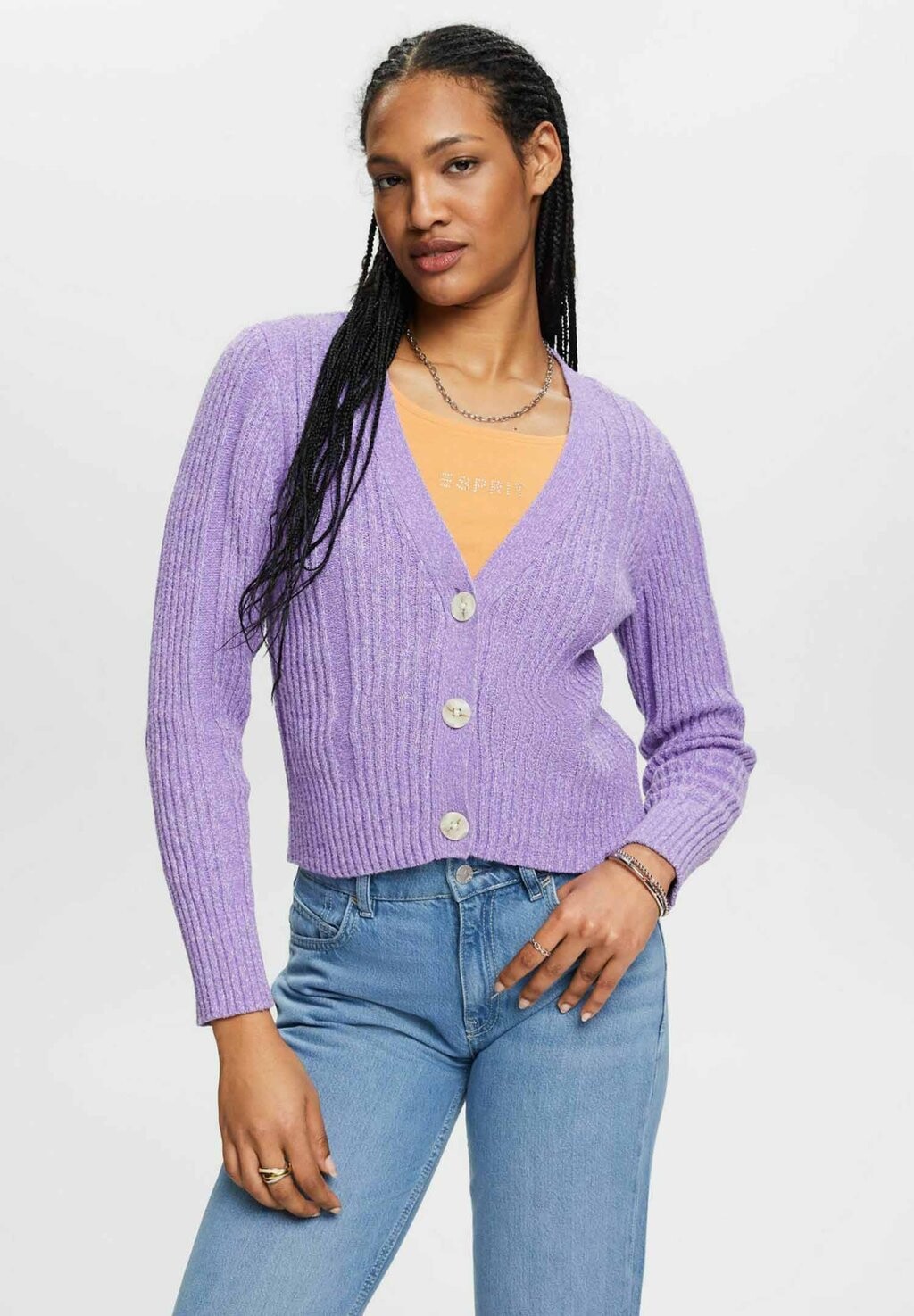 

Кардиган Esprit, фиолетовый