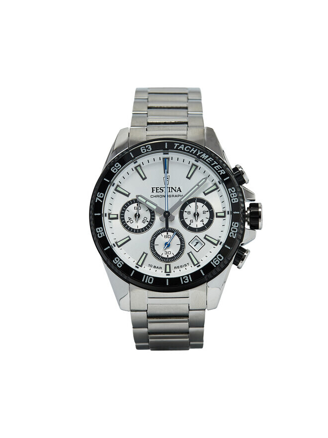 

Часы Timeless Chronograph F20560/1 Festina, серебряный/белый