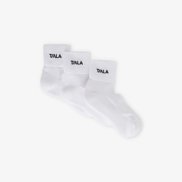 

Упаковка из трех вязаных носков с надписью «Brand-Text» We Are Tala, белый
