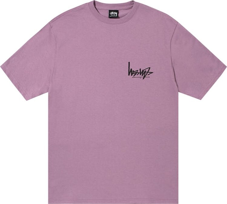 

Футболка Stussy Flipped Tee 'Orchid', фиолетовый