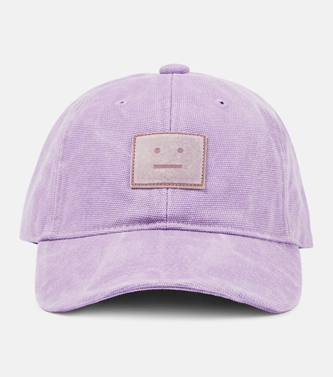 

Хлопковая бейсболка для лица Acne Studios, фиолетовый