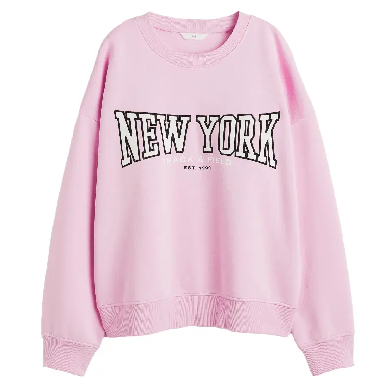 

Свитшот H&M New York, розовый