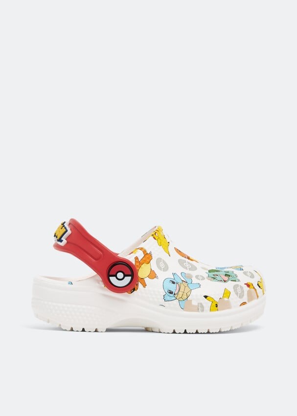 

Сандалии CROCS Classic Pokemon clogs, белый