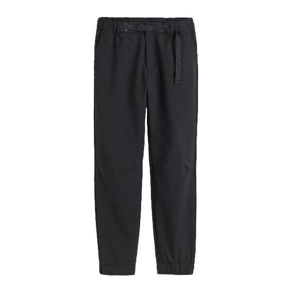 

Джоггеры с поясом H&M Regular Fit, черный
