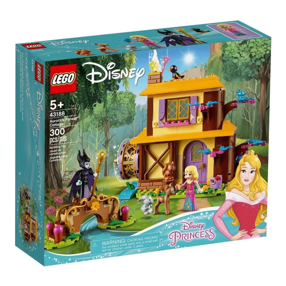 Конструктор LEGO Disney Princess 43188 Хижина Авроры в лесу конструктор lego disney princess 43211 замок авроры