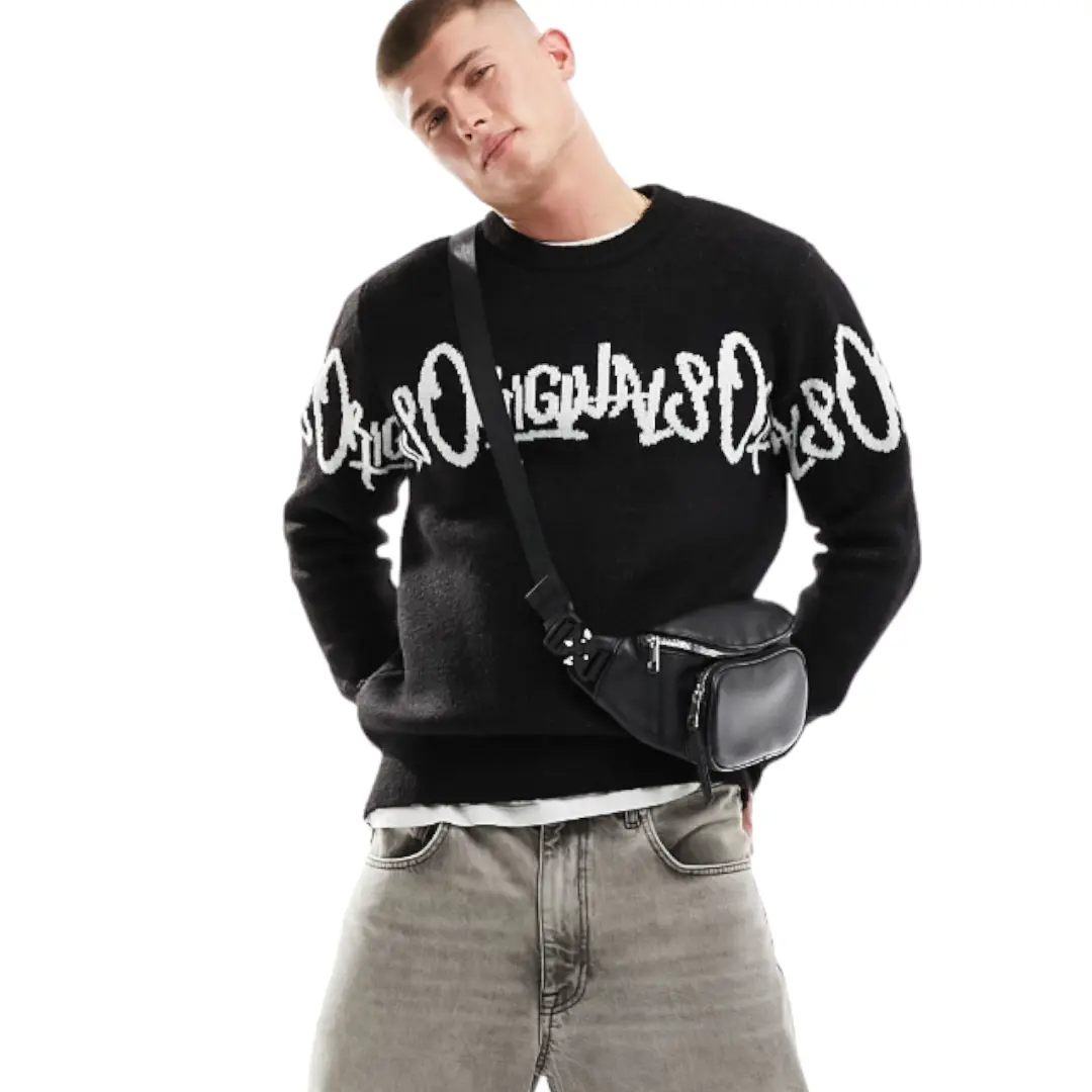 

Джемпер Jack & Jones Oversize, черный