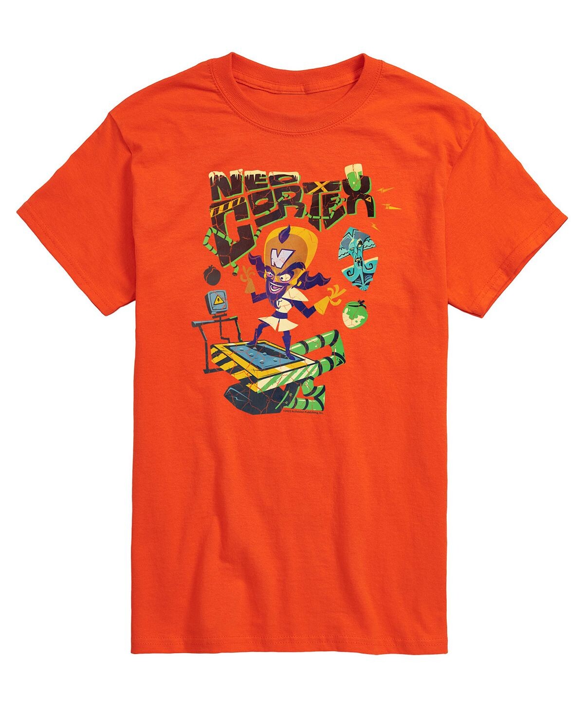 

Мужская футболка crash bandicoot neo cortex AIRWAVES, Оранжевый