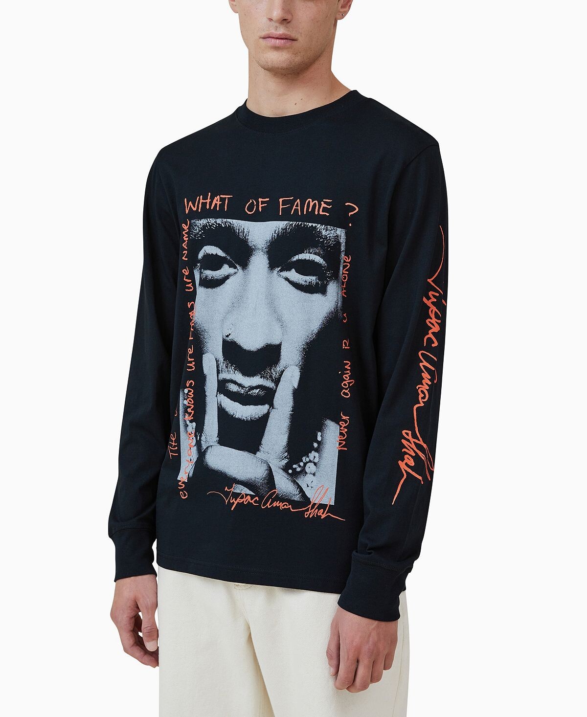 

Мужская футболка с длинным рукавом tbar collab COTTON ON, мульти