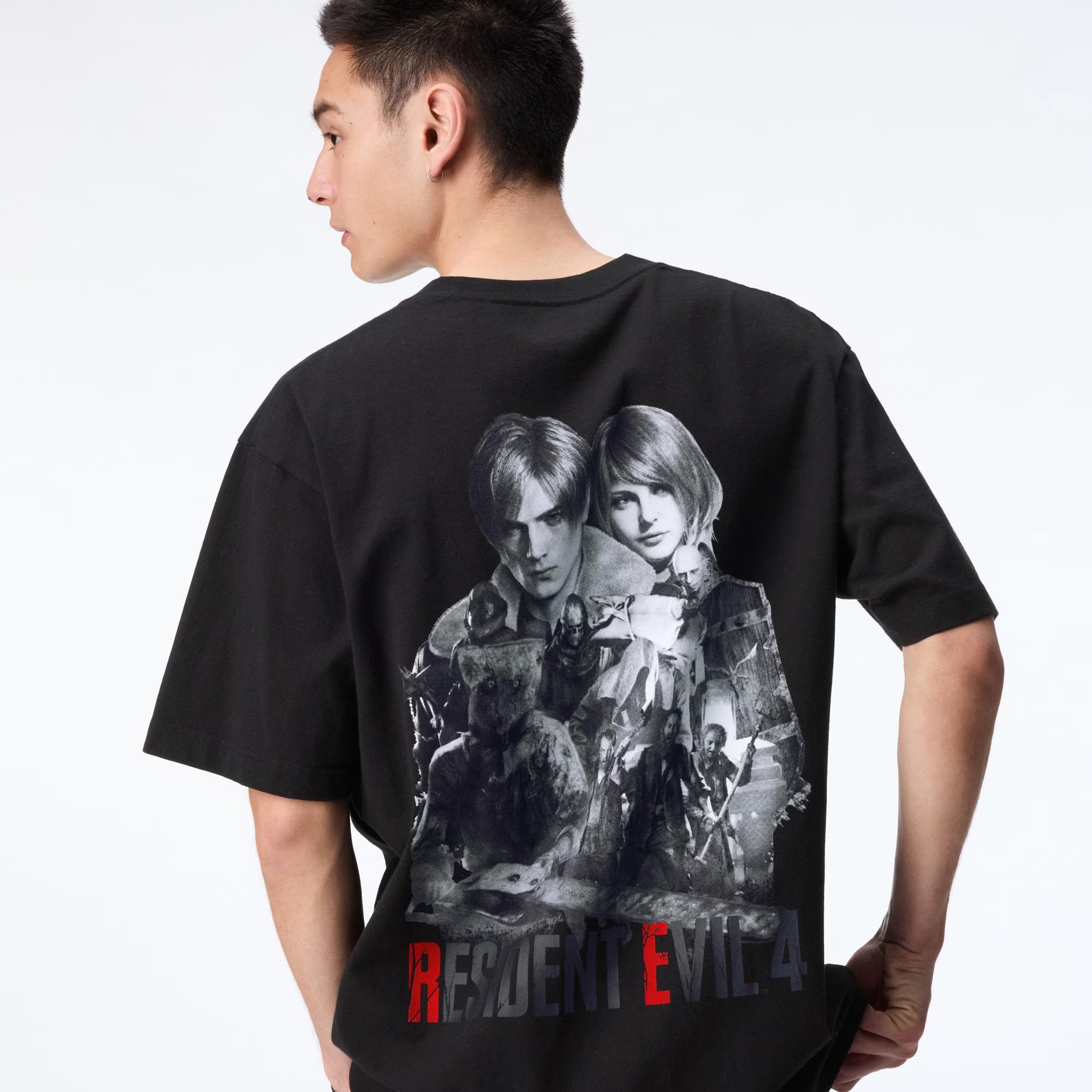 Футболка Uniqlo UT CAPCOM 40th - Resident Evil 4, черный – заказать с  доставкой из-за рубежа через онлайн-сервис «CDEK.Shopping»