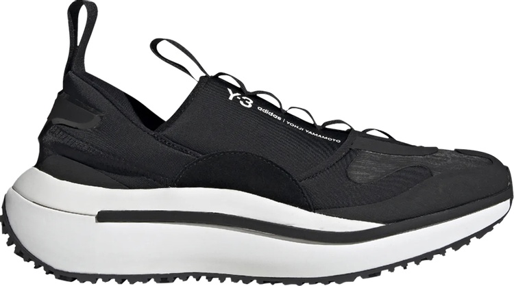 

Кроссовки Adidas Y-3 Qisan Cozy 'Black White', черный