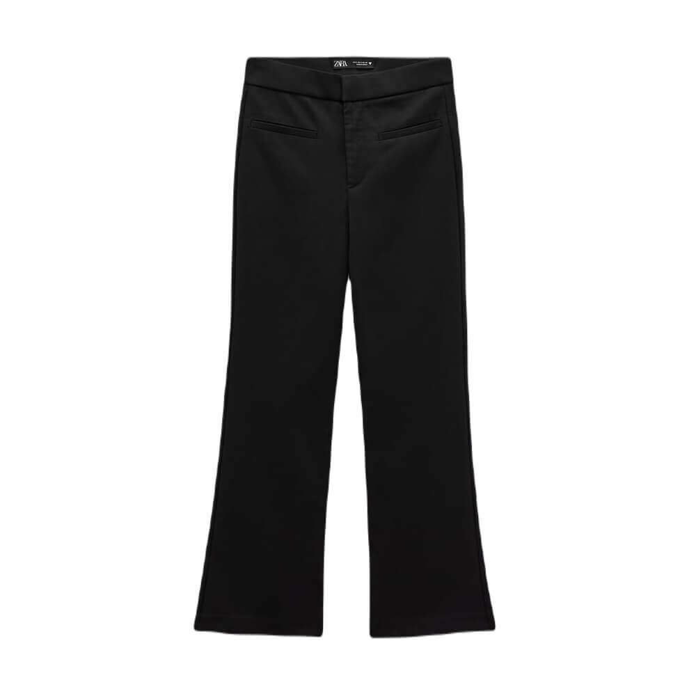 

Расклешенные брюки Zara, черный