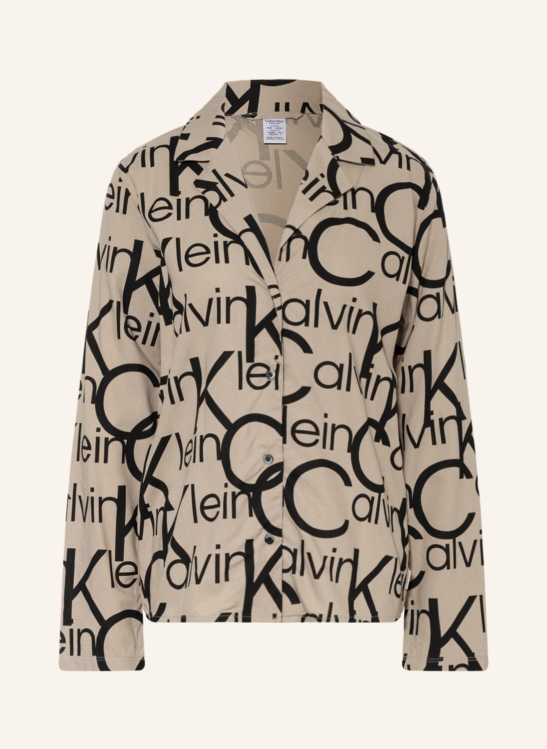

Ночная рубашка Calvin Klein Schlafshirt, бежевый