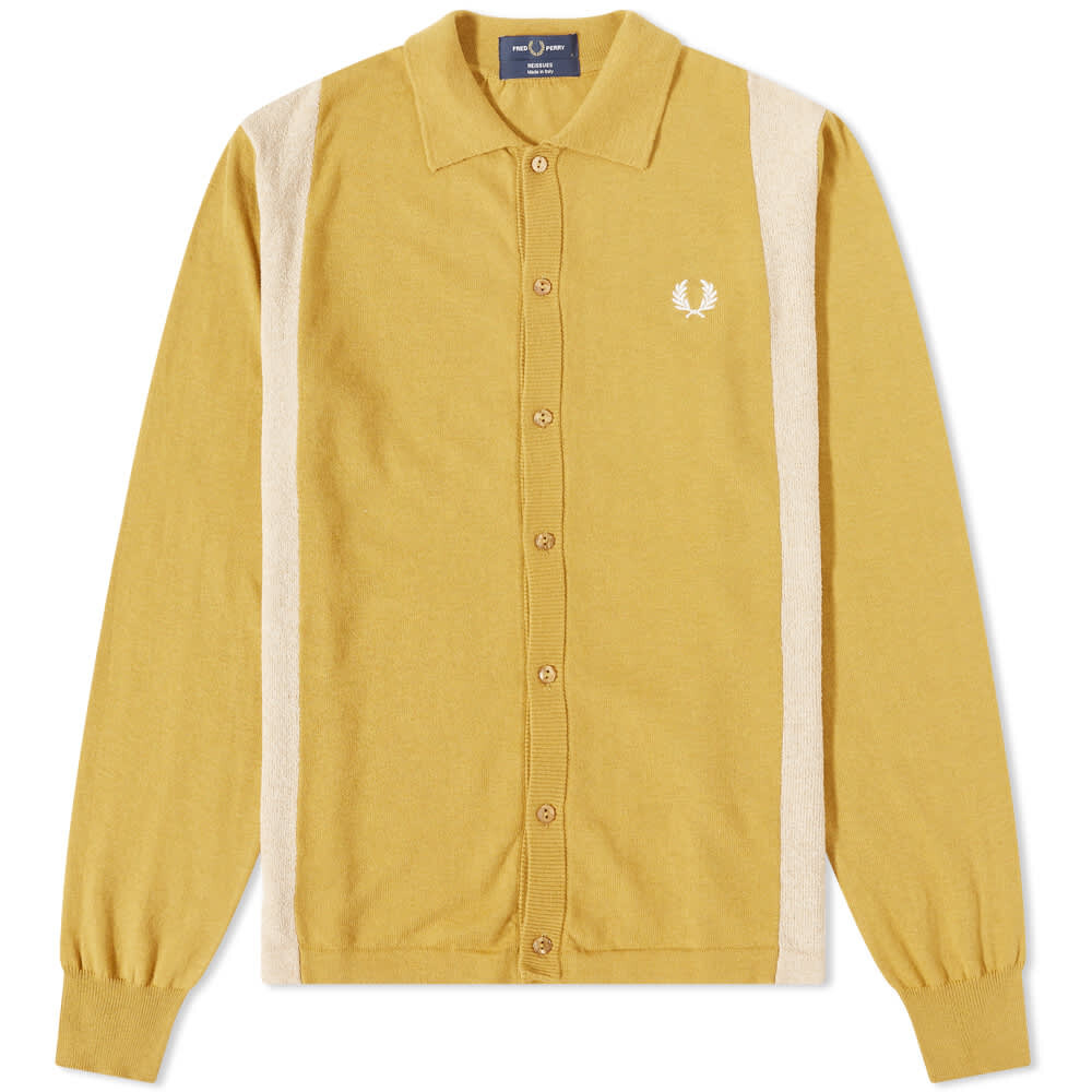 

Вязаная рубашка на пуговицах Fred Perry