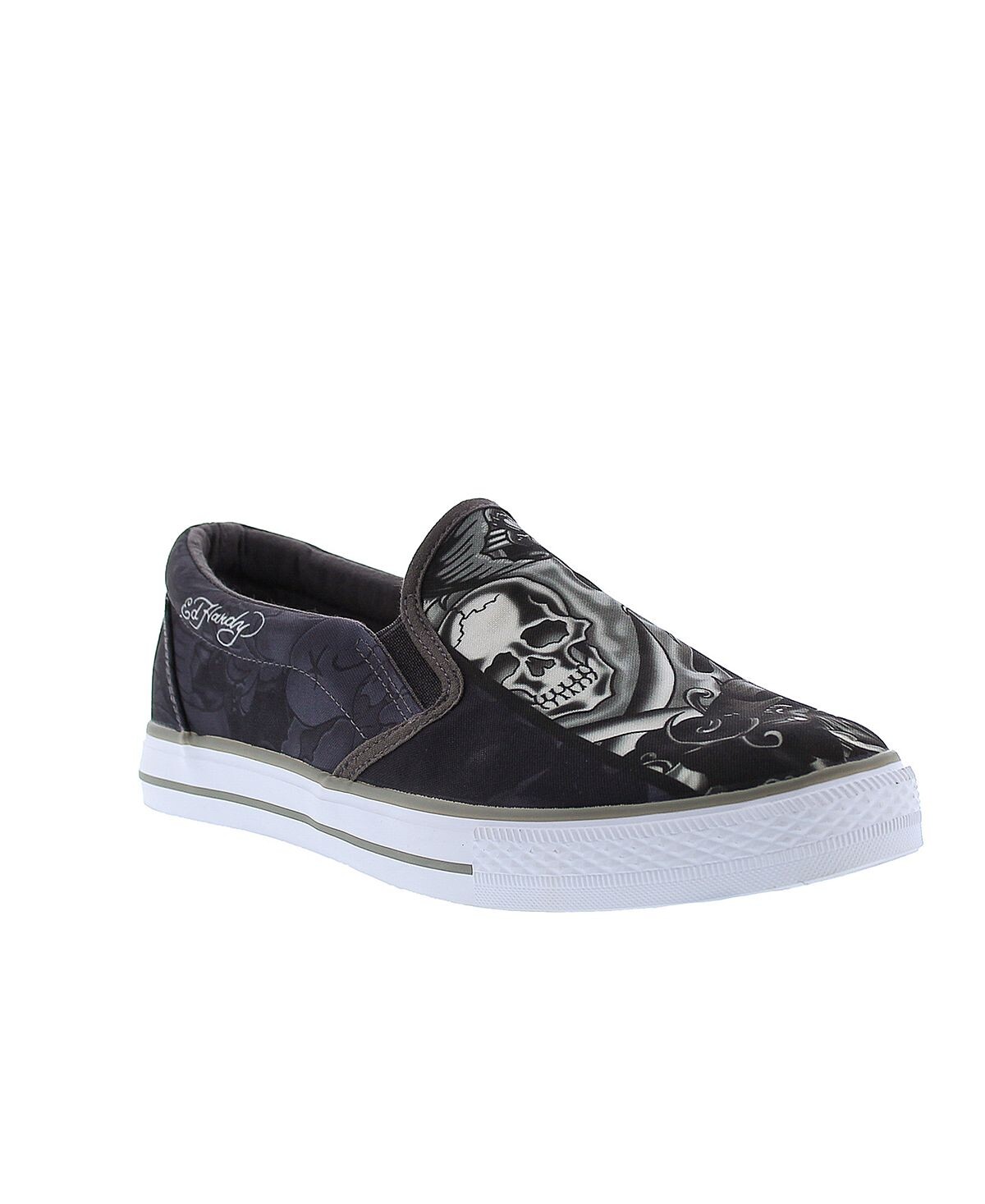 

Мужские кроссовки без шнурков vance Ed Hardy, черный