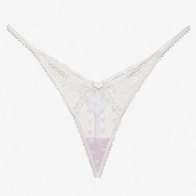 

Стринги For Love & Lemons for Victoria's Secret Heart Window, белый