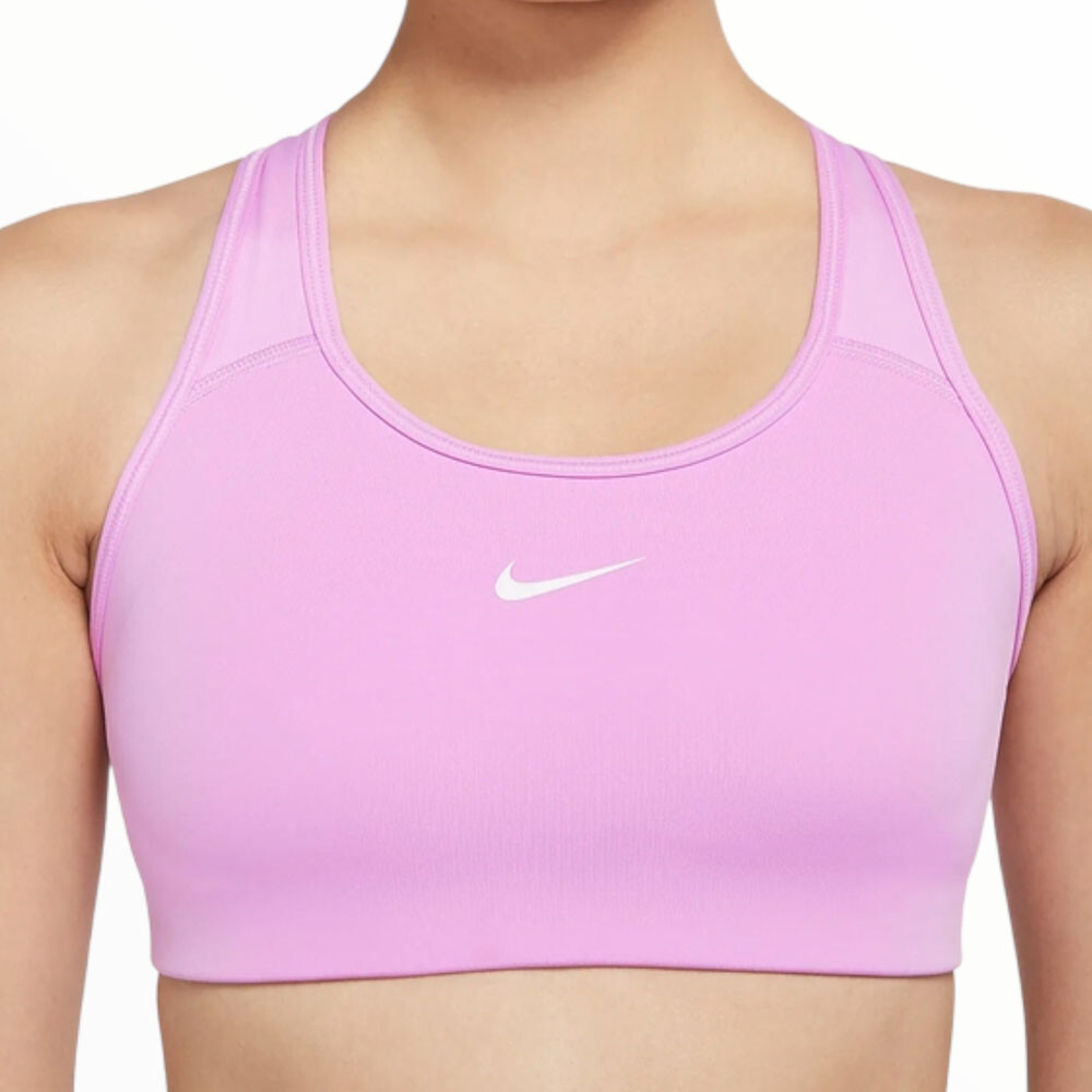 

Спортивный бюстгальтер Nike Swoosh Medium-Support 1-Piece Pad, розовый