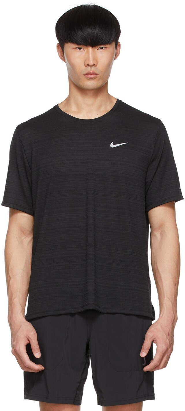 

Черная футболка Dri-FIT Miler Nike, Черный