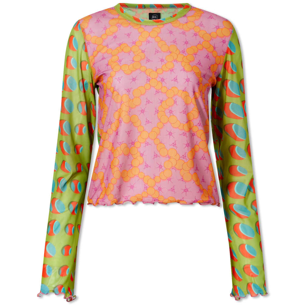 

Футболка Brain Dead Dna Hypermesh Bell Sleeve Top, Серый