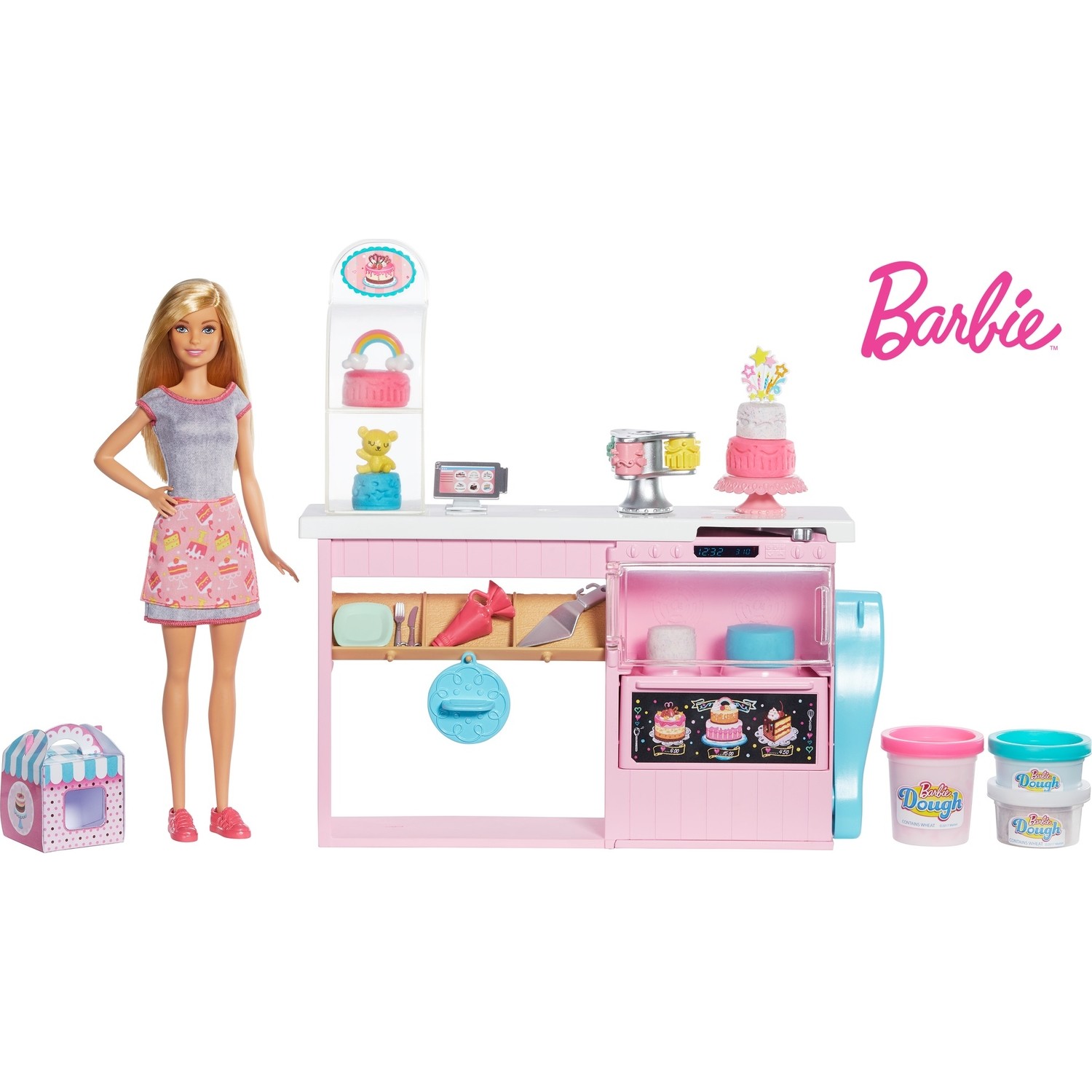 набор для специй cake Игровой набор Barbie кондитерская Gfp59