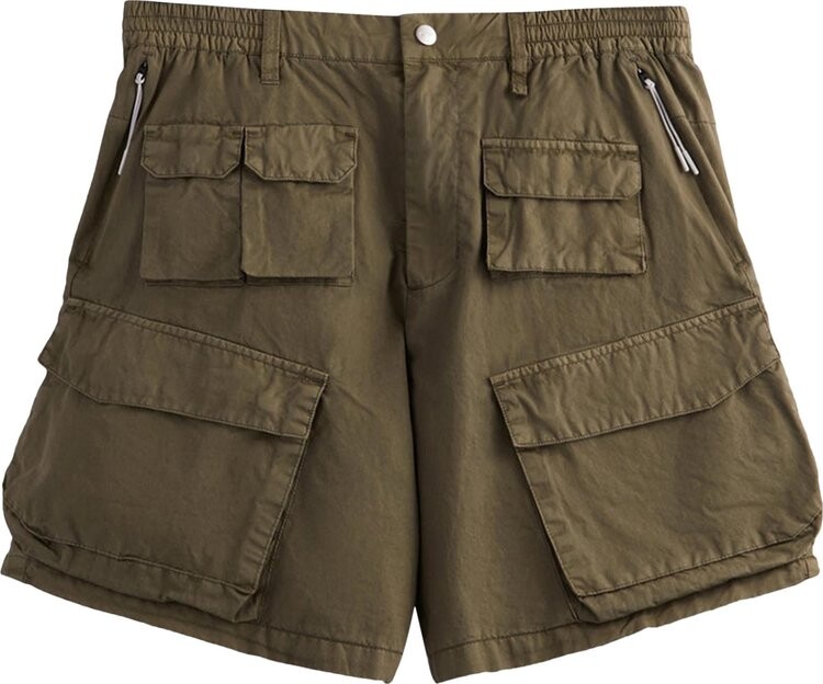 

Шорты Kith Washed Cotton Dupont Cargo Pocket Short 'Flagstaff', зеленый