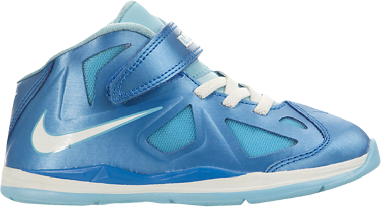 Лимитированные кроссовки Nike LeBron 10 TD 'Blue Diamond', синий - фото