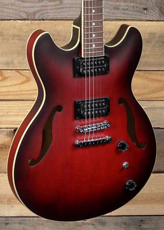 Гитара с полым корпусом Ibanez AS53 Sunburst Red Flat AS53 Hollowbody Guitar полуакустическая гитара ibanez as53 tkf