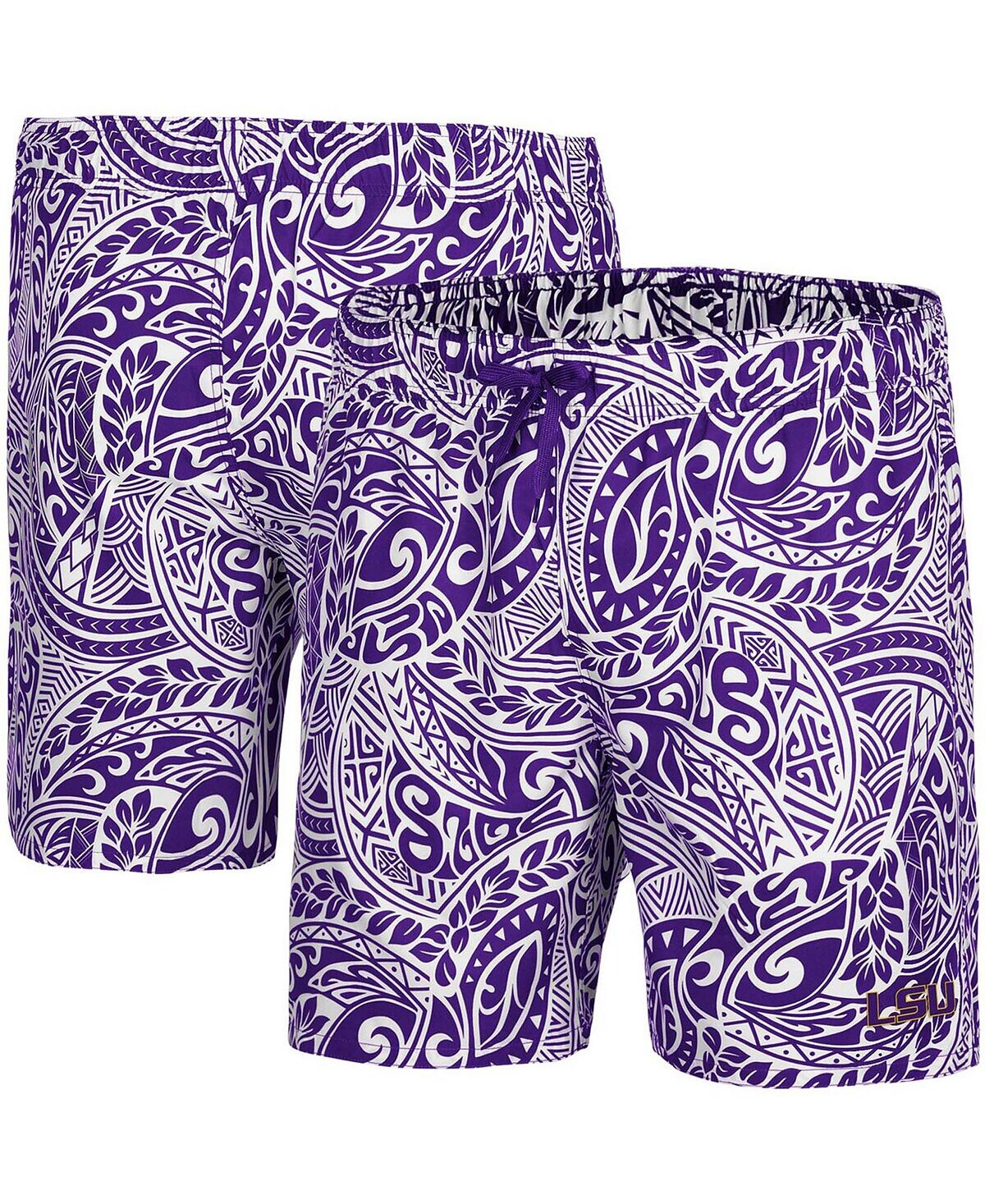 

Мужские фиолетовые шорты для плавания lsu tigers biff Colosseum, фиолетовый
