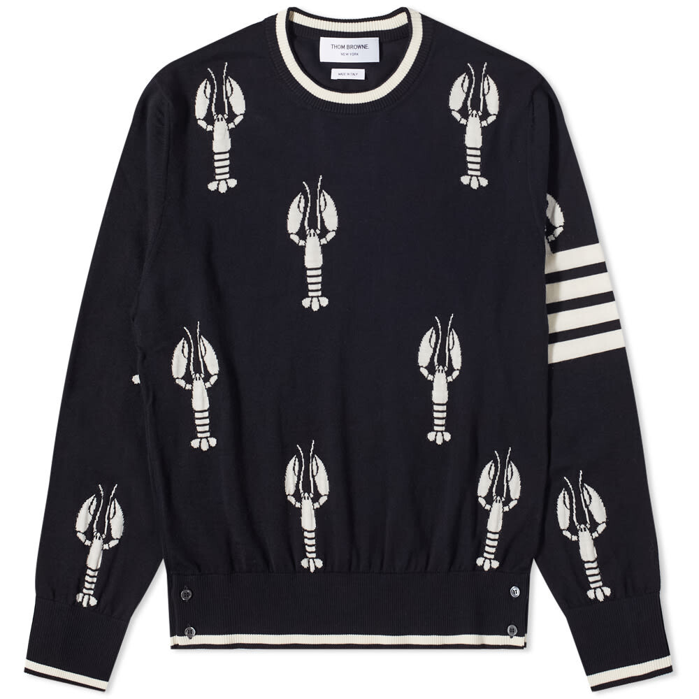 

Джемпер Thom Browne Lobster Intarsia Crew Knit
