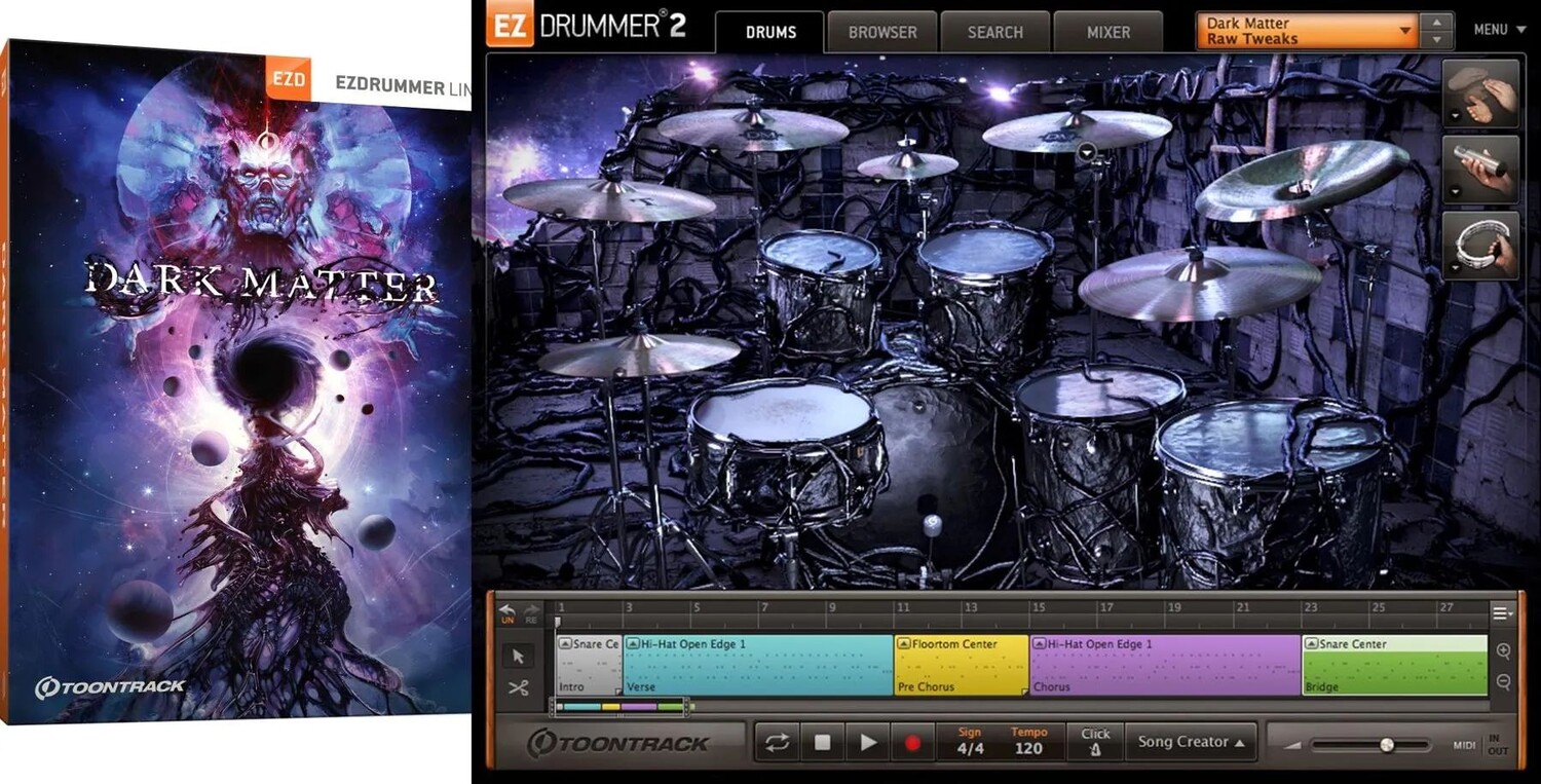 

Расширение Toontrack Dark Matter EZX