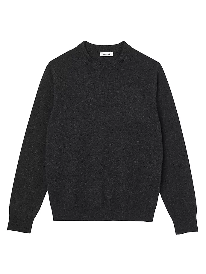 

Кашемировый свитер Sandro, цвет heather charcoal