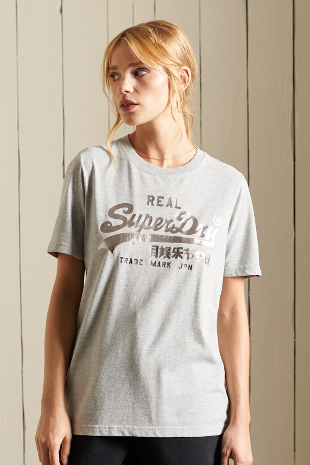 

Футболка Женщины/Девочки SUPERDRY, серый
