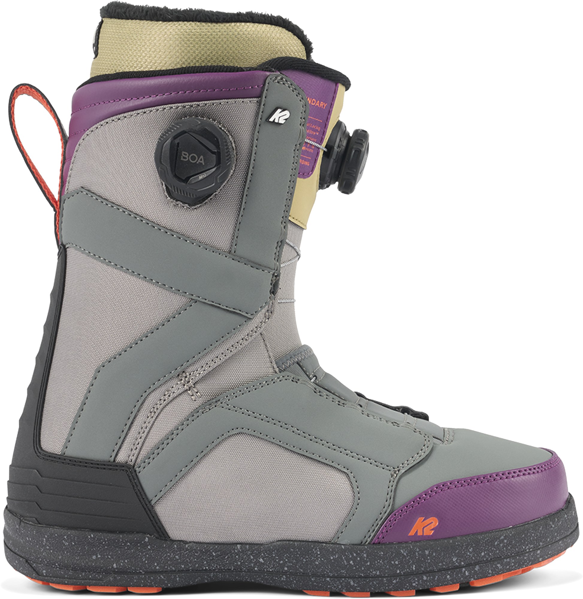 Ботинки для сноуборда Boundary — мужские K2, серый сноубордические ботинки termit trend moz черный