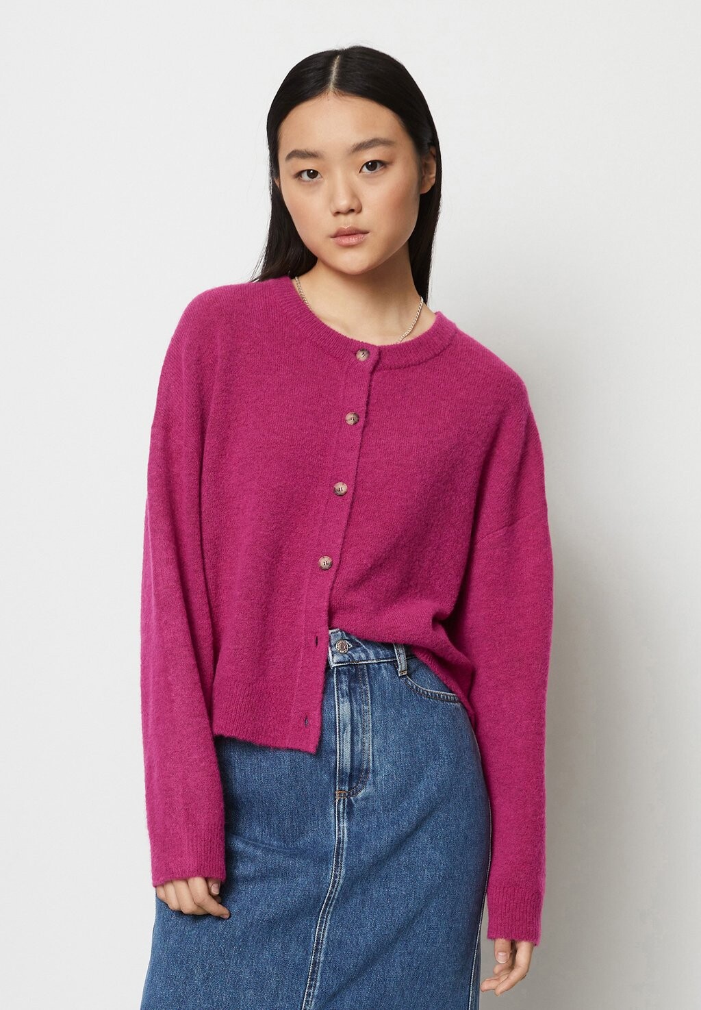 

Кардиган RUNDHALS Marc O'Polo DENIM, цвет fresh fuschia
