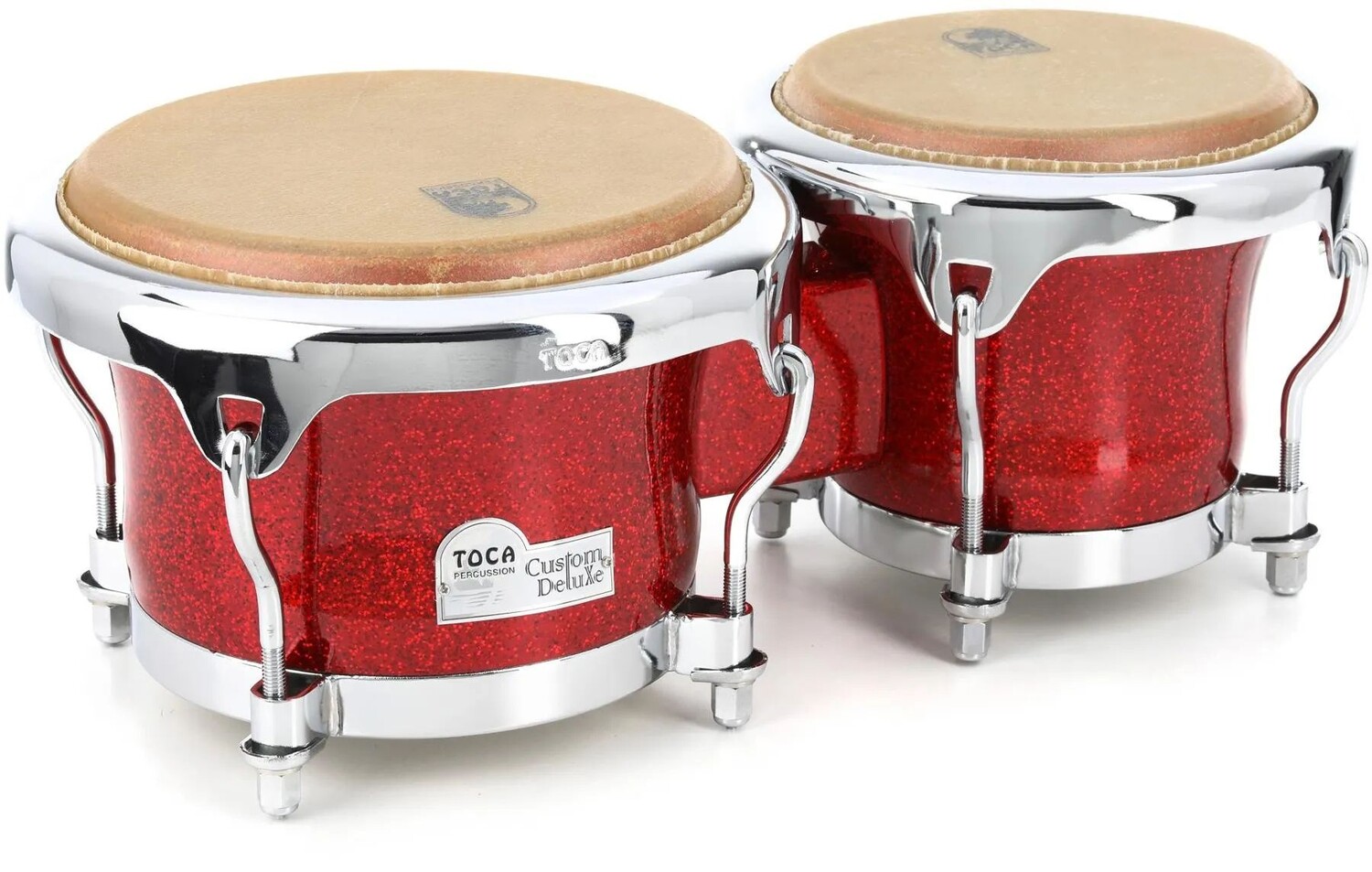 

Новые бонги Toca Percussion Custom Deluxe из стекловолокна — Red Sparkle