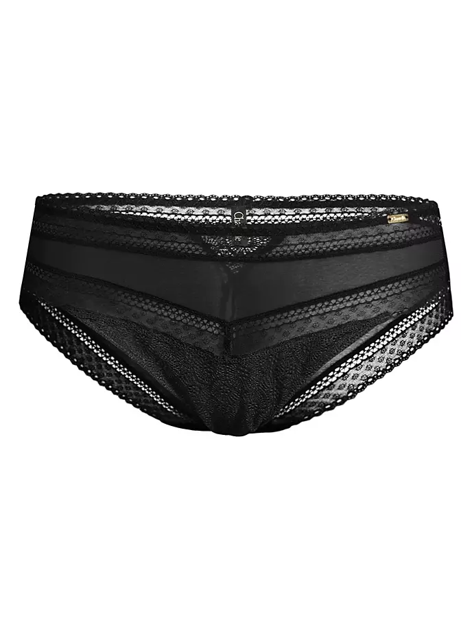 

Кружевные плавки бикини Festivite Cheeky Chantelle, черный