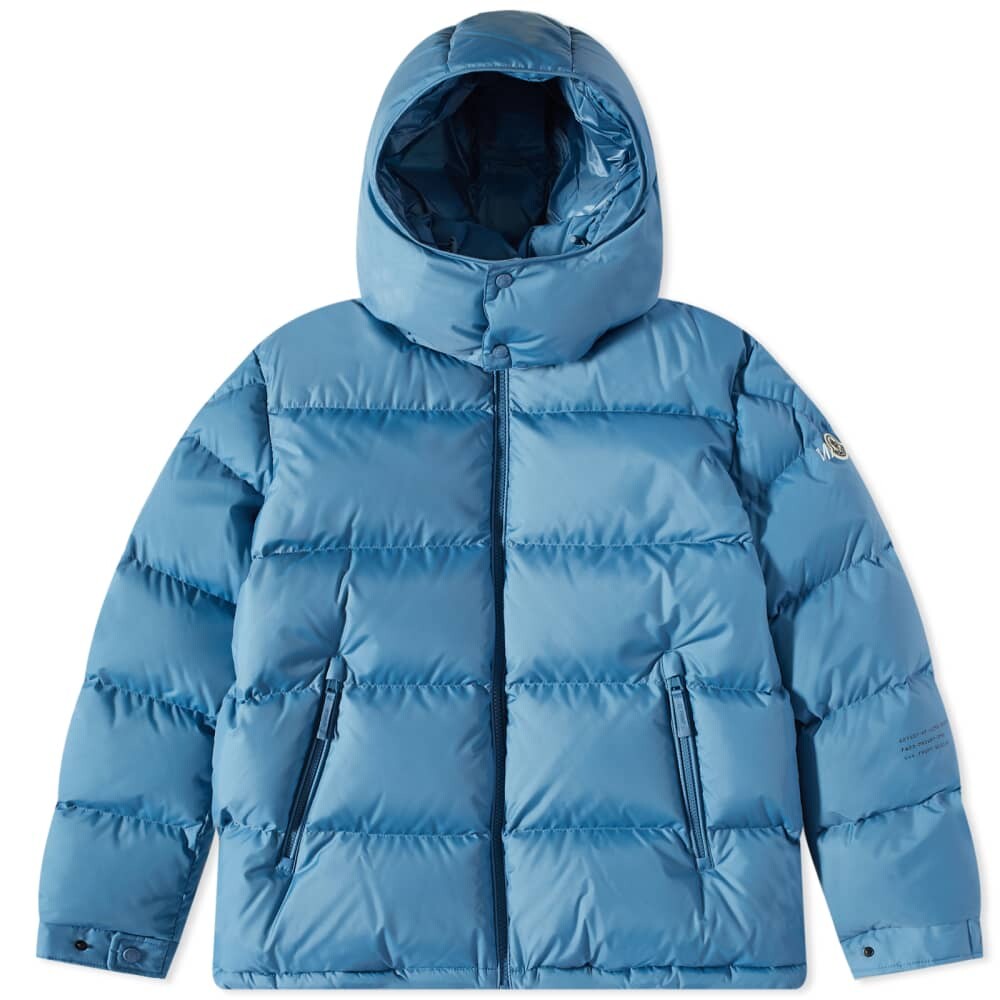 Утепленная куртка Moncler Genius x Fragment Acanthus, синий acanthus