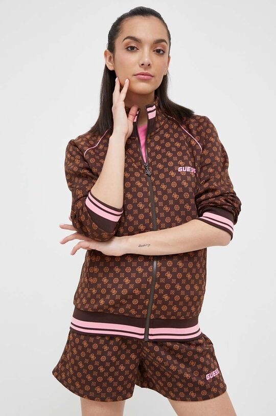 

Угадайте, толстовка Guess, коричневый