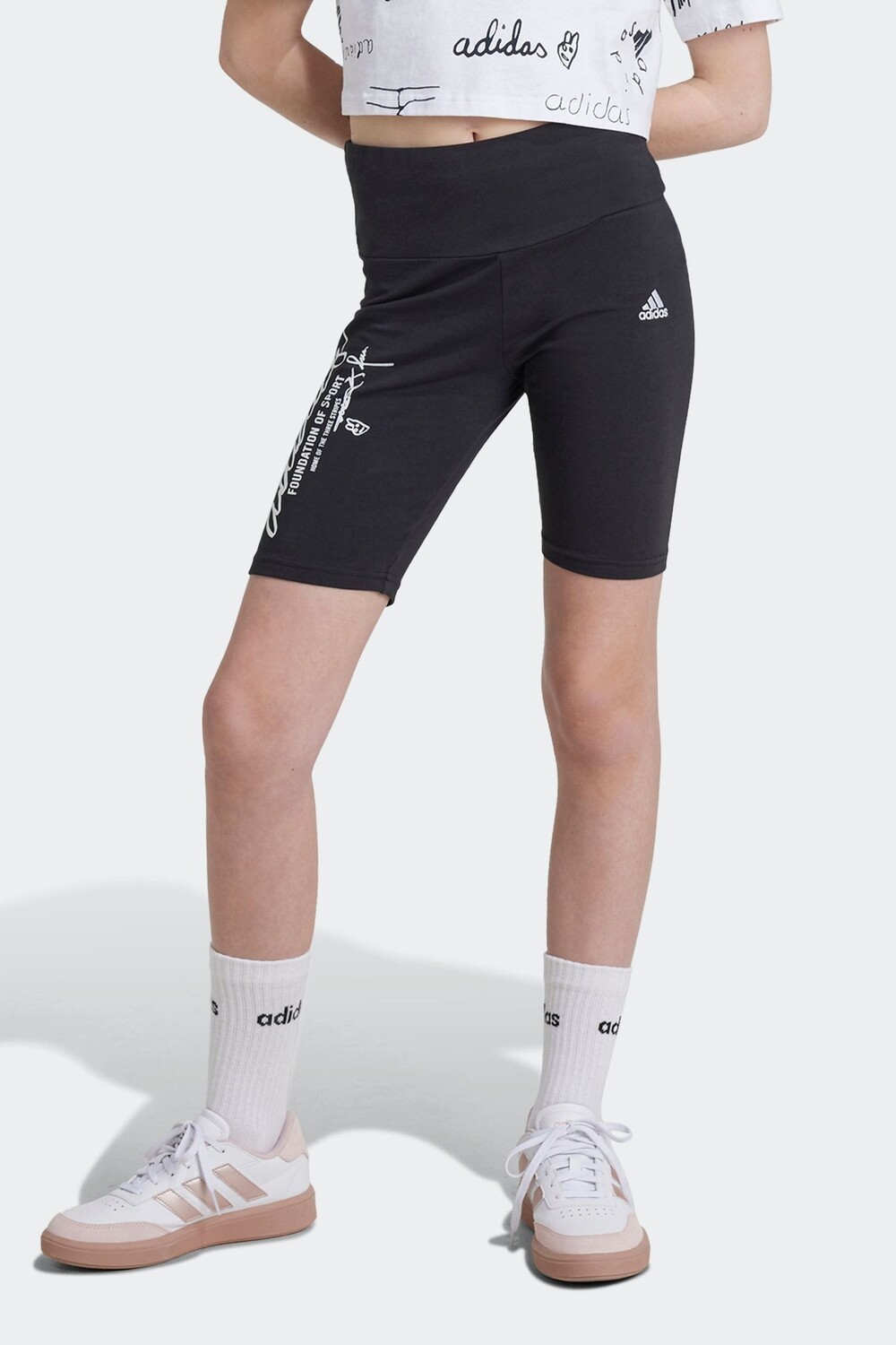 

Байкерские леггинсы Jg Bluv Adidas, черный