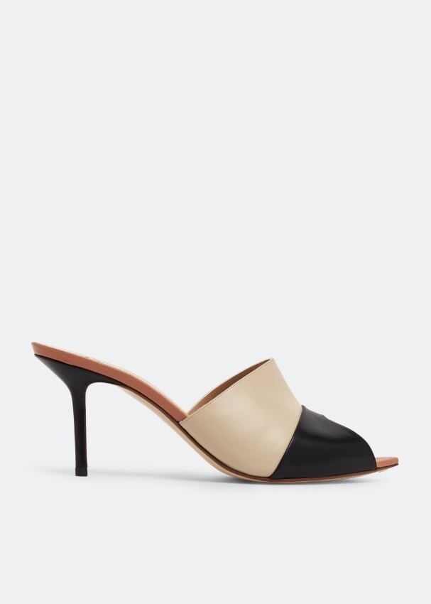 

Мюли FRANCESCO RUSSO Leather mules, бежевый
