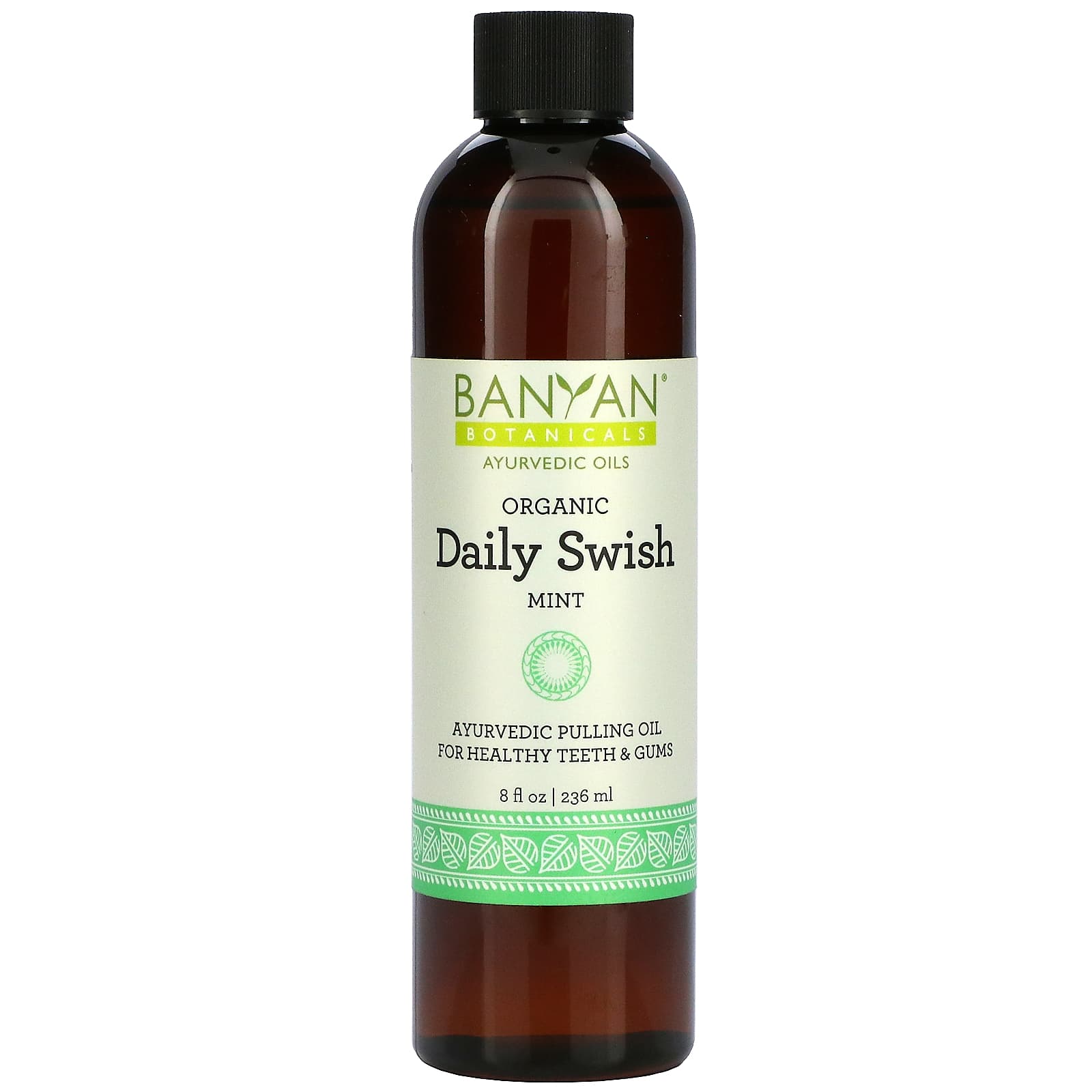 Масло Banyan Botanicals Organic Daily Swish, мята, 236 мл кокосовое масло nutiva рафинированное